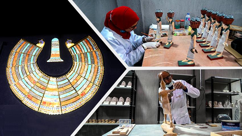 إنشاء مصنع المستنسخات الأثرية بمدينة العبور