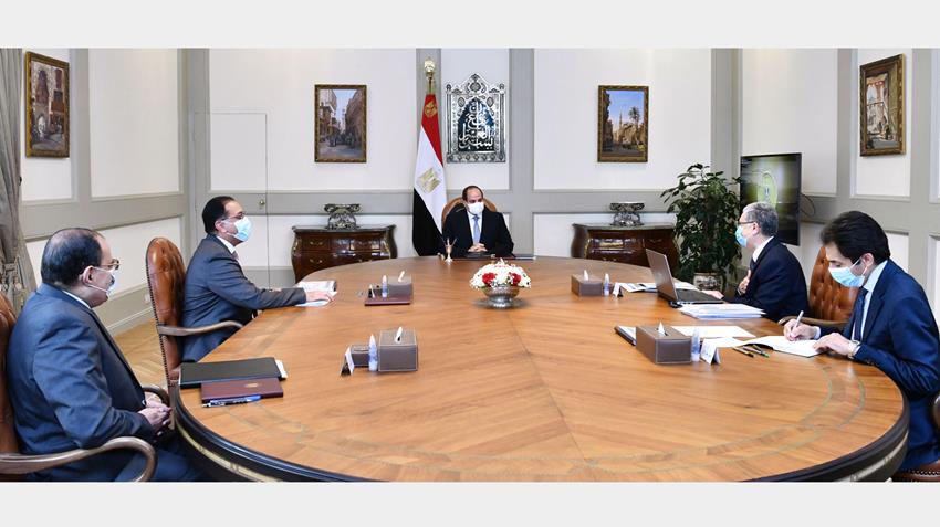 الرئيس عبد افتاح السيسي يتابع المشروعات القومية لوزارة الكهرباء على مستوى الجمهورية