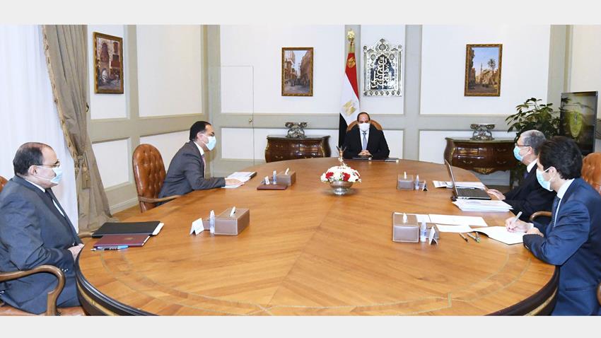 الرئيس عبد افتاح السيسي يتابع المشروعات القومية لوزارة الكهرباء على مستوى الجمهورية