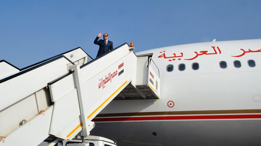 Le Président Al-Sissi se dirige à Djibouti pour un sommet avec le Président Omar Guelleh