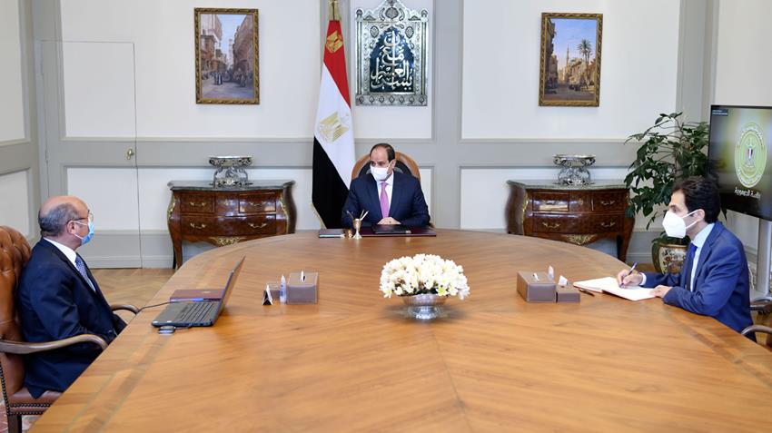 Le Président Al-Sissi se réunit avec le Ministre de la justice