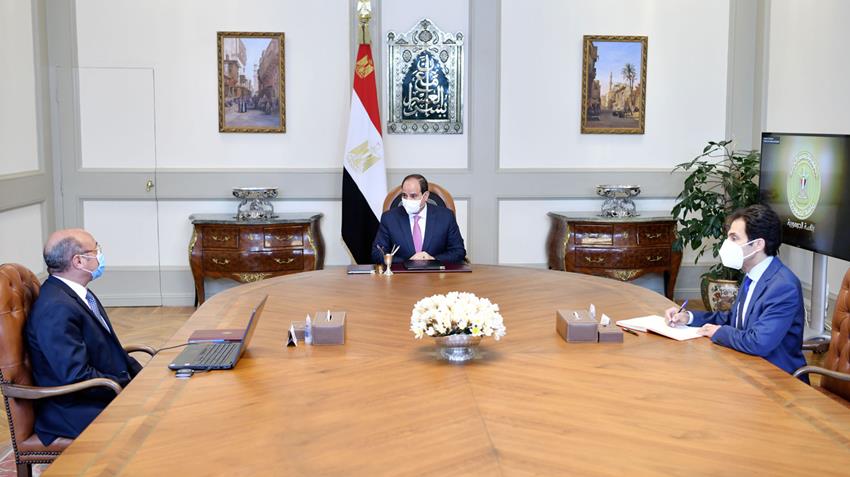 Le Président Al-Sissi se réunit avec le Ministre de la justice
