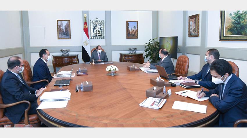 الرئيس عبد الفتاح السيسي يتابع الموقف التنفيذي لعدد من مشروعات التطوير بوزارة المالية 7-6-2021