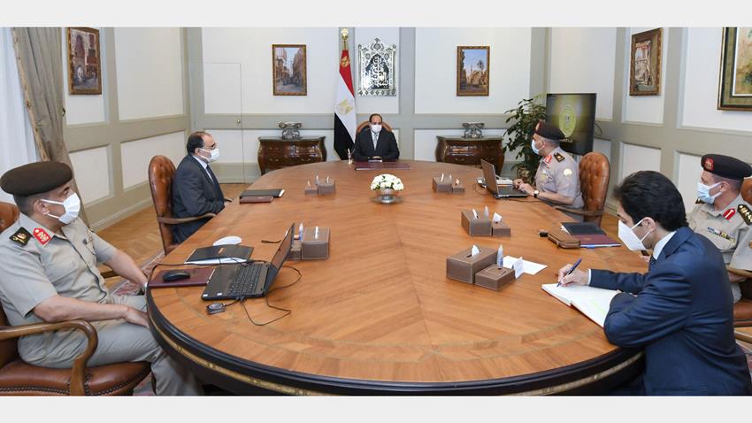 President El-Sisi Follows Up on Several Projects Carried Out by the Engineering Authority