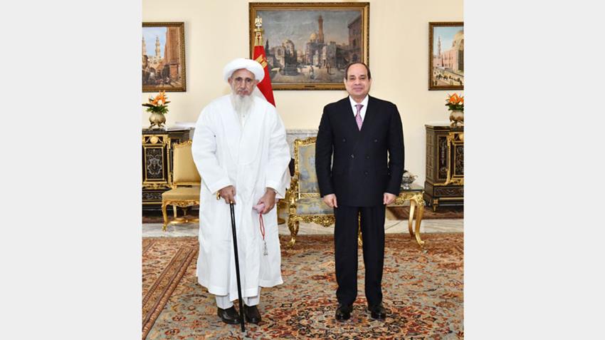 Le Président Al-Sissi accueille le Sultan de la secte Bohra en Inde