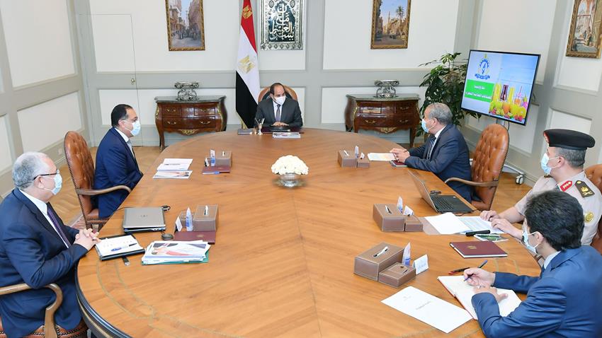 الرئيس عبد الفتاح السيسي يوجه باستمرار جهود توفير السلع الغذائية وتعزيز الاحتياطي الاستراتيجي منها 11/7/2021