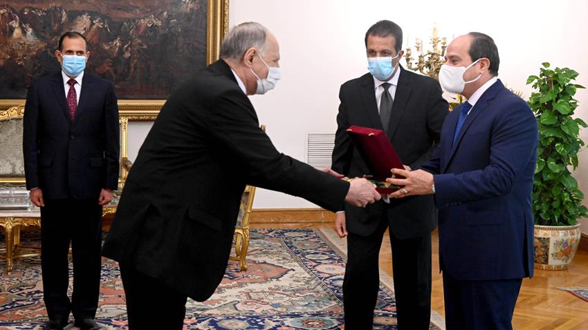 الرئيس عبد الفتاح السيسي يشهد أداء حلف اليمين للمستشار حسين مصطفى فتحي رئيسًا لهيئة قضايا الدولة 12-7-2021