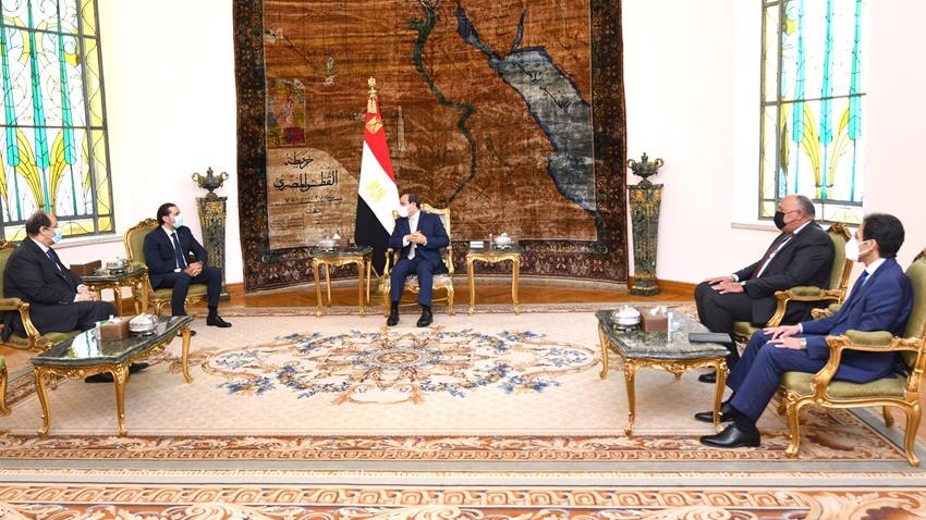 الرئيس عبد الفتاح السيسي يستقبل السيد سعد الحريري14-7-2021