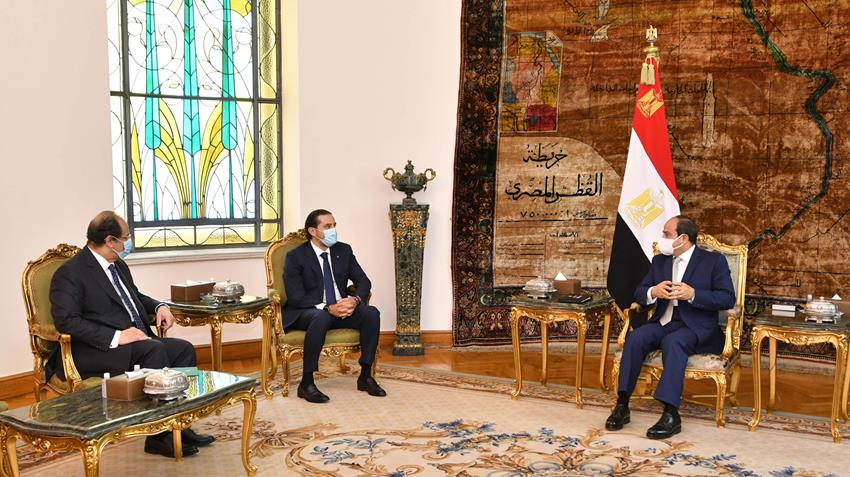 الرئيس عبد الفتاح السيسي يستقبل السيد سعد الحريري14-7-2021