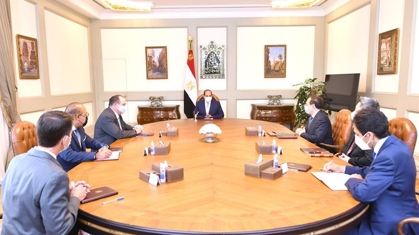 الرئيس عبد الفتاح السيسي يستقبل رئيس مجلس إدارة شركة أباتشي الأمريكية14-7-2021