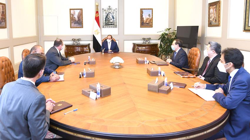 الرئيس عبد الفتاح السيسي يستقبل رئيس مجلس إدارة شركة أباتشي الأمريكية14-7-2021