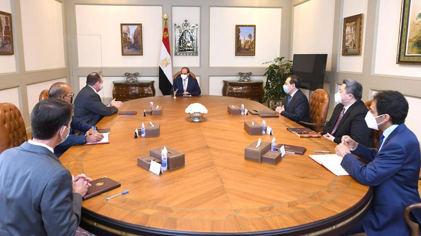 الرئيس عبد الفتاح السيسي يستقبل رئيس مجلس إدارة شركة أباتشي الأمريكية14-7-2021