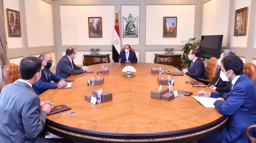 الرئيس عبد الفتاح السيسي يستقبل رئيس مجلس إدارة شركة أباتشي الأمريكية14-7-2021