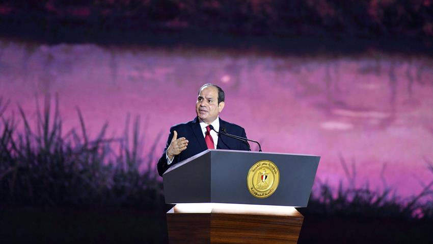 كلمة الرئيس عبد الفتاح السيسي خلال احتفالية انطلاق مبادرة حياة كريمة  15/7/2021