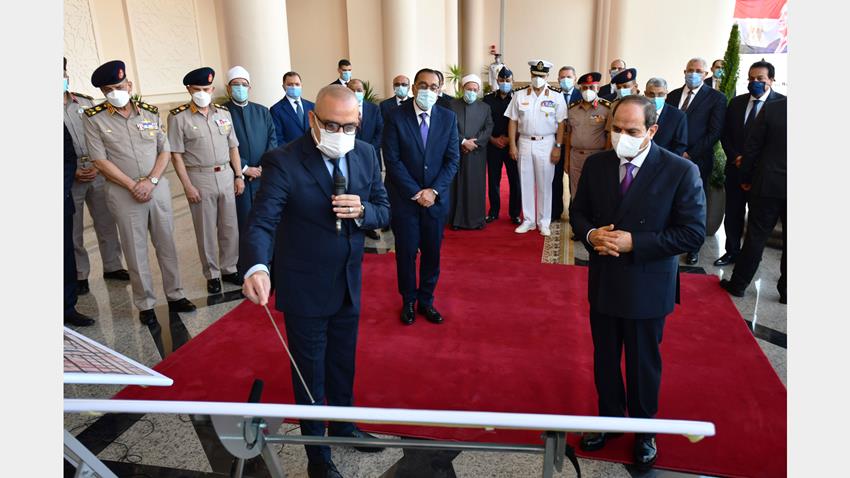 President El-Sisi Follows Up on the Status of the City of Arts in New Alamein City