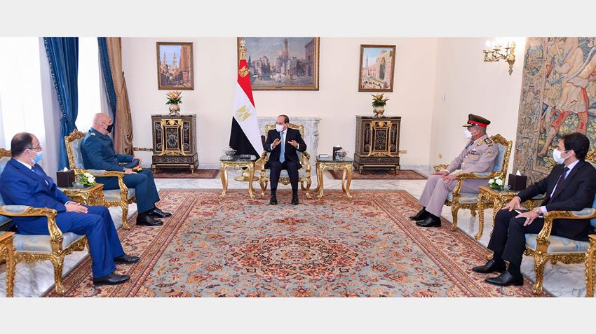 Le Président Al-Sissi accueille le Commandant de l'Armée Libanaise