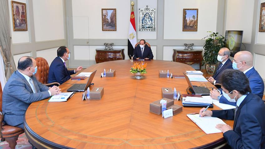 الرئيس عبد الفتاح السيسي يتابع الموقف التنفيذي بإنشاء سد "جوليوس نيريري" لتوليد الطاقة الكهربائية  02/08/2021