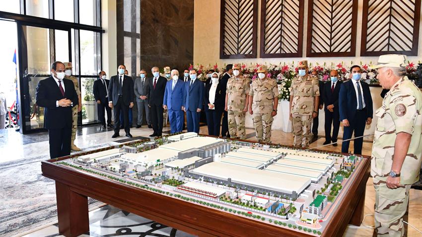 الرئيس عبد الفتاح السيسي يفتتح المدينة الصناعية الغذائية "سايلو فودز"