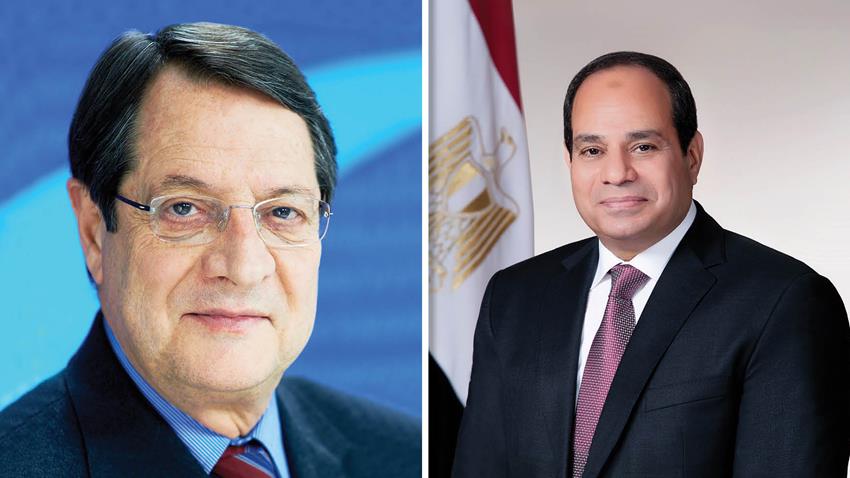 الرئيس عبد الفتاح السيسي يعقد أعمال اللجنة العليا المشتركة مع نظيره القبرصي