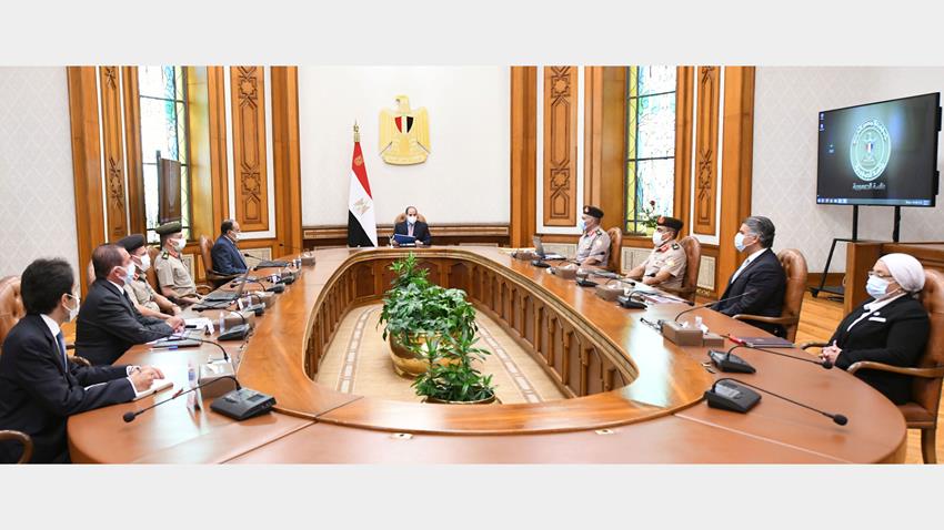 الرئيس عبد الفتاح السيسي الرئيس يتابع الموقف التنفيذي لمشروعات الهيئة الهندسية على مستوى الجمهورية