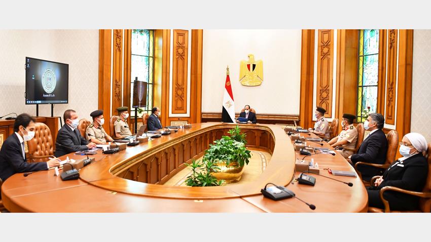 الرئيس عبد الفتاح السيسي الرئيس يتابع الموقف التنفيذي لمشروعات الهيئة الهندسية على مستوى الجمهورية