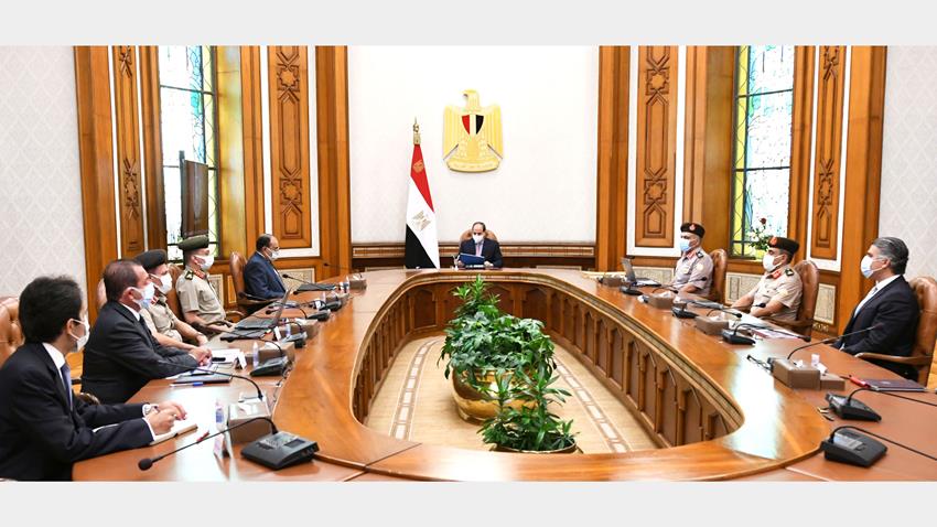 الرئيس عبد الفتاح السيسي الرئيس يتابع الموقف التنفيذي لمشروعات الهيئة الهندسية على مستوى الجمهورية