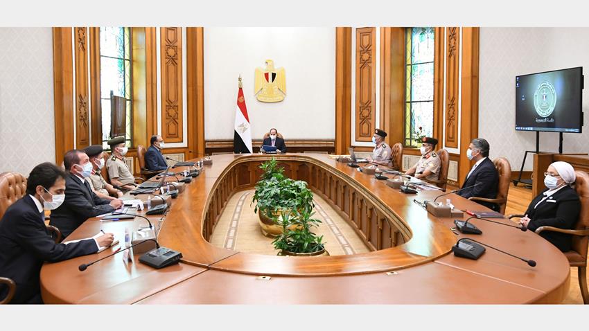 الرئيس عبد الفتاح السيسي الرئيس يتابع الموقف التنفيذي لمشروعات الهيئة الهندسية على مستوى الجمهورية