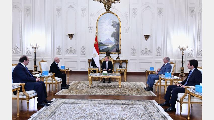 الرئيس عبد الفتاح السيسي يستقبل رئيس مجلس النواب والقائد العام للقوات المسلحة الليبية