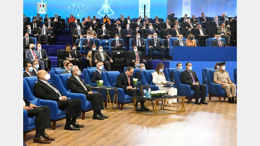 الرئيس عبد الفتاح السيسي يحضر فاعلية إطلاق تقرير الامم المتحدة للتنمية البشرية في مصر