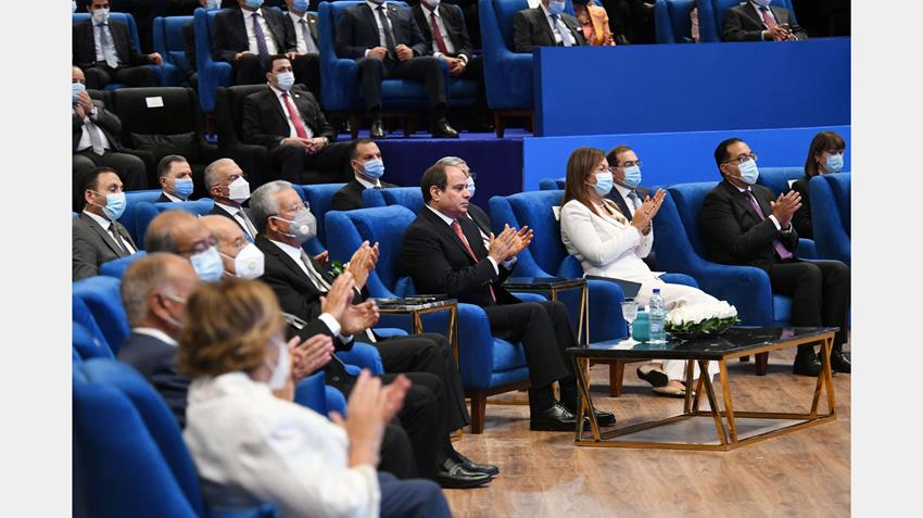الرئيس عبد الفتاح السيسي يحضر فاعلية إطلاق تقرير الامم المتحدة للتنمية البشرية في مصر
