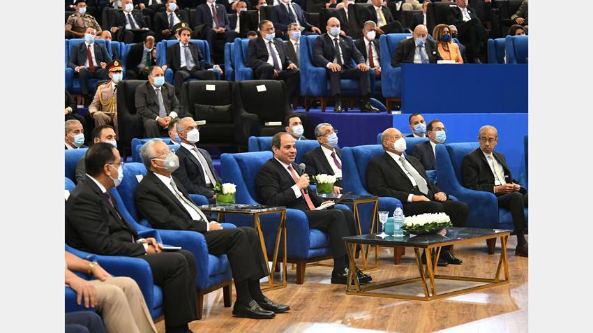 الرئيس عبد الفتاح السيسي يحضر فاعلية إطلاق تقرير الامم المتحدة للتنمية البشرية في مصر