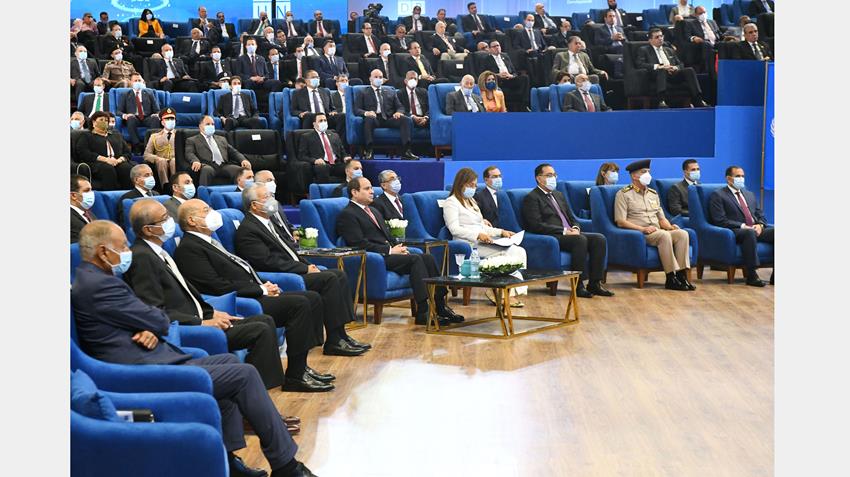 الرئيس عبد الفتاح السيسي يحضر فاعلية إطلاق تقرير الأمم المتحدة للتنمية البشرية في مصر 2021