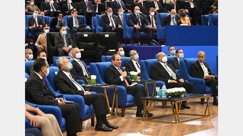 الرئيس عبد الفتاح السيسي يحضر فاعلية إطلاق تقرير الأمم المتحدة للتنمية البشرية في مصر 2021