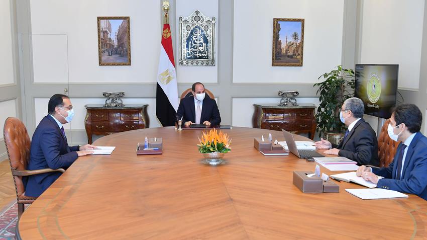 الرئيس عبد الفتاح السيسي يتابع المشروعات الاستراتيجية لوزارة الكهرباء على مستوى الجمهورية25/9/2021