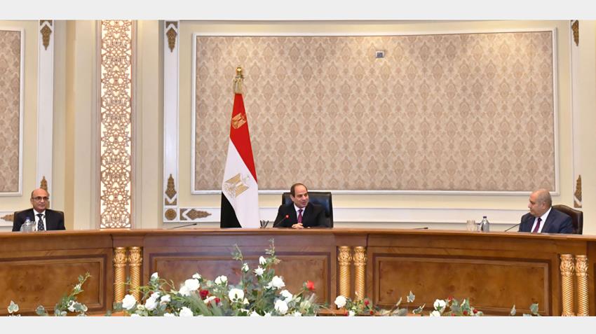 الرئيس عبد الفتاح السيسي يرأس اجتماع المجلس الأعلى للجهات والهيئات القضائية2/10/2021