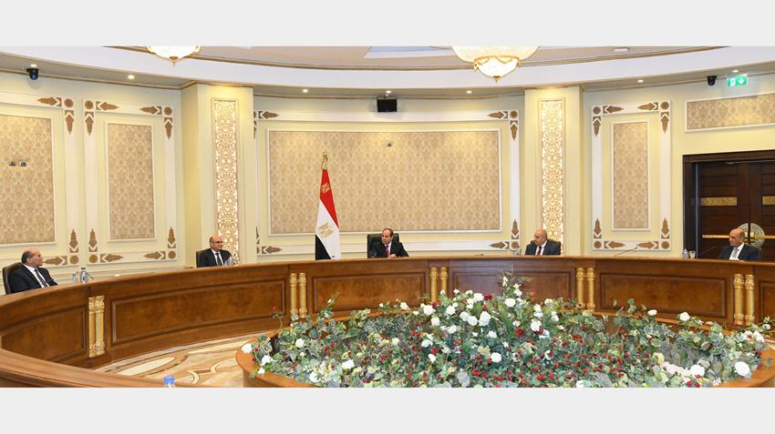الرئيس عبد الفتاح السيسي يرأس اجتماع المجلس الأعلى للجهات والهيئات القضائية2/10/2021