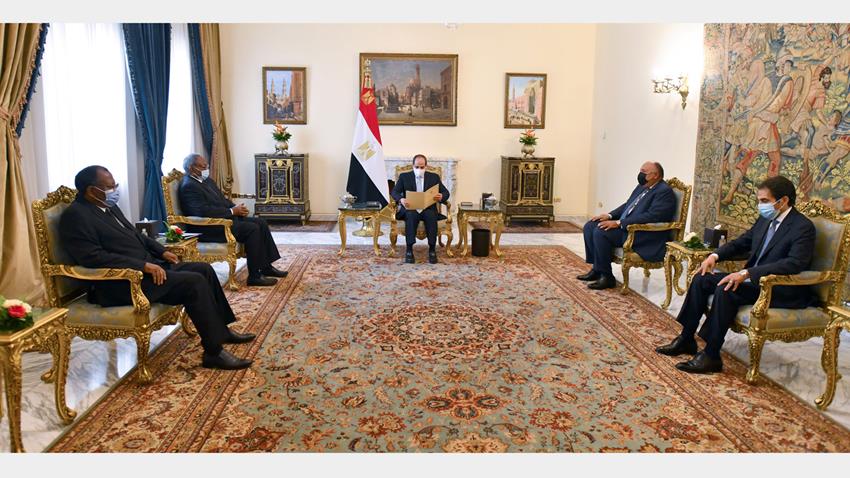الرئيس عبد الفتاح السيسي يتلقى رسالة من الرئيس الكونغولي تشيسيكيدي الرئيس الحالى للاتحاد الافريقي