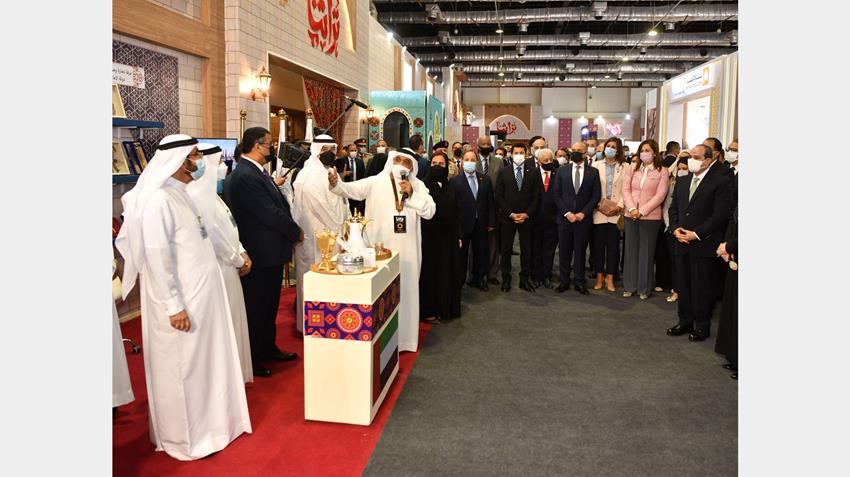 الرئيس عبد الفتاح السيسي يفتتح معرض تراثنا للحرف اليدوية والمنتجات التراثية9/10/2021