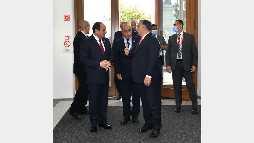 الرئيس عبد الفتاح السيسي يشارك في قمة مصر والدول الأعضاء في تجمع فيشجراد12/10/2021
