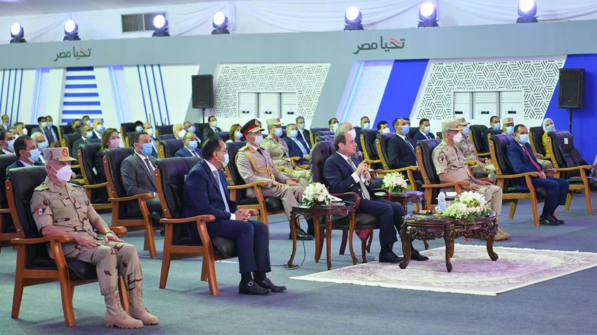 الرئيس عبد الفتاح السيسي يفتتح مجموعة مشروعات إسكان بديل المناطق غير الآمنة من منطقة 6 أكتوبر