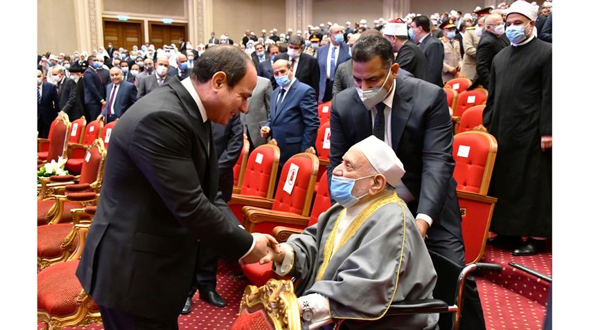الرئيس عبد الفتاح السيسي يشهد الاحتفال بذكرى المولد النبوي الشريف