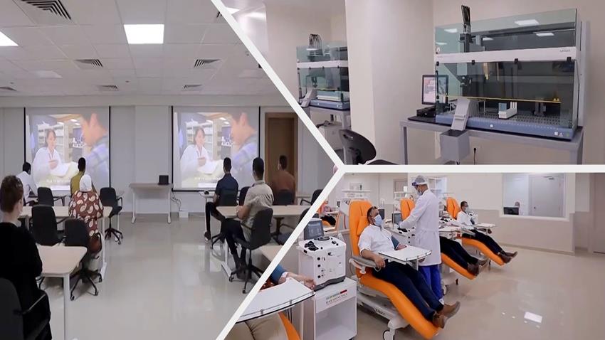 افتتاح المركز المتكامل لتجميع البلازما