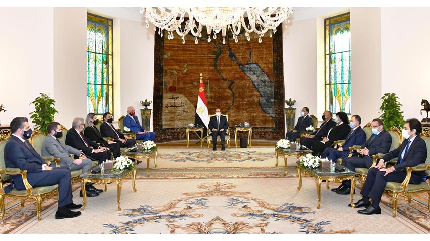 الرئيس عبد الفتاح السيسي يستقبل رئيس وزراء جمهورية ألبانيا23/10/2021