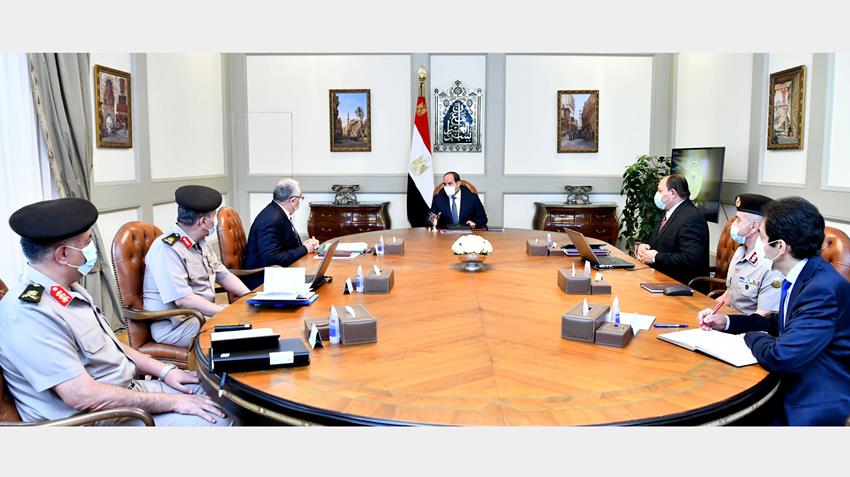 الرئيس عبد الفتاح السيسي يتابع مشروعات وزارة الزراعة بالتنسيق مع جهاز الخدمة الوطنية