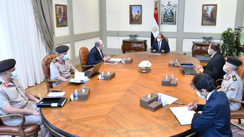 الرئيس عبد الفتاح السيسي يتابع مشروعات وزارة الزراعة بالتنسيق مع جهاز الخدمة الوطنية