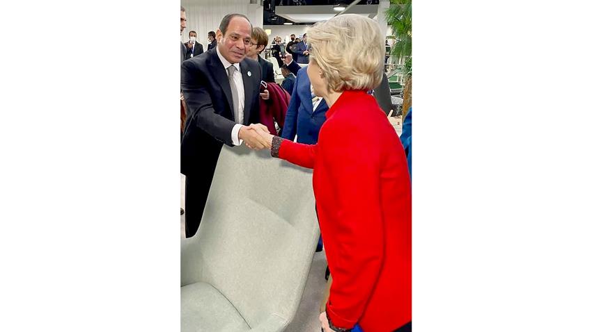 نشاط السيد الرئيس عبد الفتاح السيسي بالتوازي مع انعقاد قمة الأمم المتحدة لتغير المناخ في جلاسجو 1/11/2021