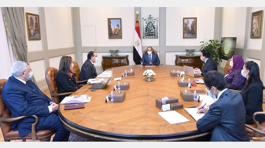 الرئيس عبد الفتاح السيسي يوجه بتدقيق كافة تفاصيل مشروع تنمية الأسرة المصرية4/11/2021