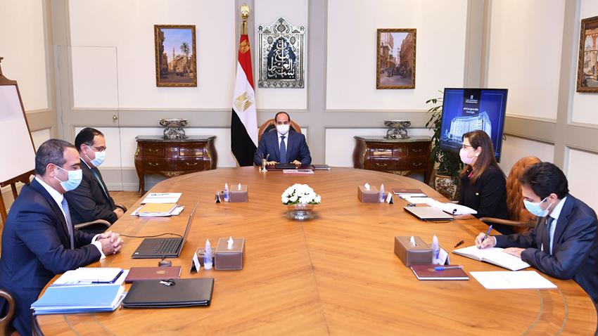 الرئيس عبد الفتاح السيسي يتابع نشاط صندوق مصر السيادي وتطوير الاصول والمنشآت4/11/2021