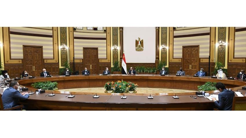 الرئيس عبد الفتاح السيسي يستقبل السادة النواب العموم العرب والأفارقة 8/11/2021