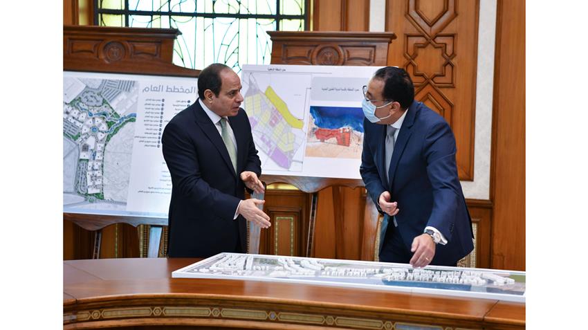الرئيس عبد الفتاح السيسي يجتمع مع رئيس مجلس الوزراء8/11/2021